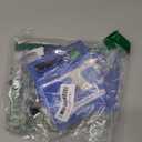 Replacement Toothbrush Heads for All Waterpik Sonic Fusion Models (SF-01, SF-02, SF-03, and SF-04 Series), Compact, with Covers, 5 Count, Black