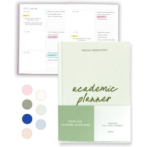 Lamare Academic Planner 2026 College Essentials  Undated Weekly College Student Planner for Homeschool, High School, College & Nursing Students (Olive)