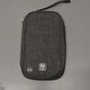 BOACAY Travel Document Organizer with RFID, Family Passport Holder, Wallet for Women & Men, Portable & Waterproof Case for Cards, Boarding Pass, Money (Quartz Gray)