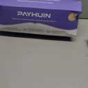 PAYHUIN Cervical Neck Pillow, Memory Foam Pillows for Neck and Shoulder Pain Relief, 2 Heights Ergonomic Pillow with Breathable Ice Silk Cover, Neck Support Pillow for Stomach Sleepers White