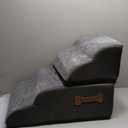 Nord Jager Dog Stairs 4-Tier, Grey, 26"L x 19"H x 16"W