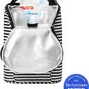 Skip Hop Baby Breastmilk Cooler Insulated Bottle Bag, Grab & Go, Chevron (Black White)