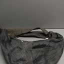 SlowTon Dog Carrier Sling - Thick Padded Shoulder Strap Adjustable Dog Carriers for Small Dogs, Puppy Carrier Purse for Pet Cat with Front Zipper Pocket Safety Belt Machine Washable (GY, L)