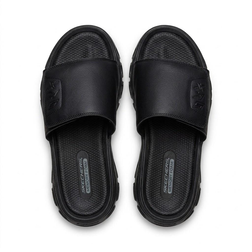 Skechers Men's Glide Step - Revelo, Black US 11