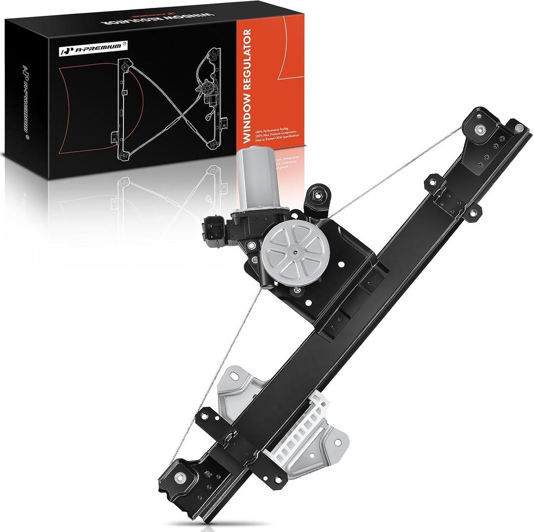 A-Premium Power Window Regulator with Motor (2-Pin) Compatible with Nissan Sentra 2013-2019 Front Right, Without Anti-Pinch