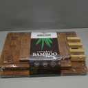 Kikcoin Extra Large Bamboo Cutting Boards, (Set of 3) Chopping Boards with Juice Groove Bamboo Wood Cutting Board Set Butcher Block for Kitchen, End Grain Serving Tray