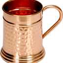 NZM Premium 22 Oz Hammered Moscow Mule Copper Mug | Handcrafted 100% Pure Copper Mug | Large 22 Oz Tankard Beer Stein | Keeps Drinks Chilled Longer | Best Gift - Perfect For Moscow Mules