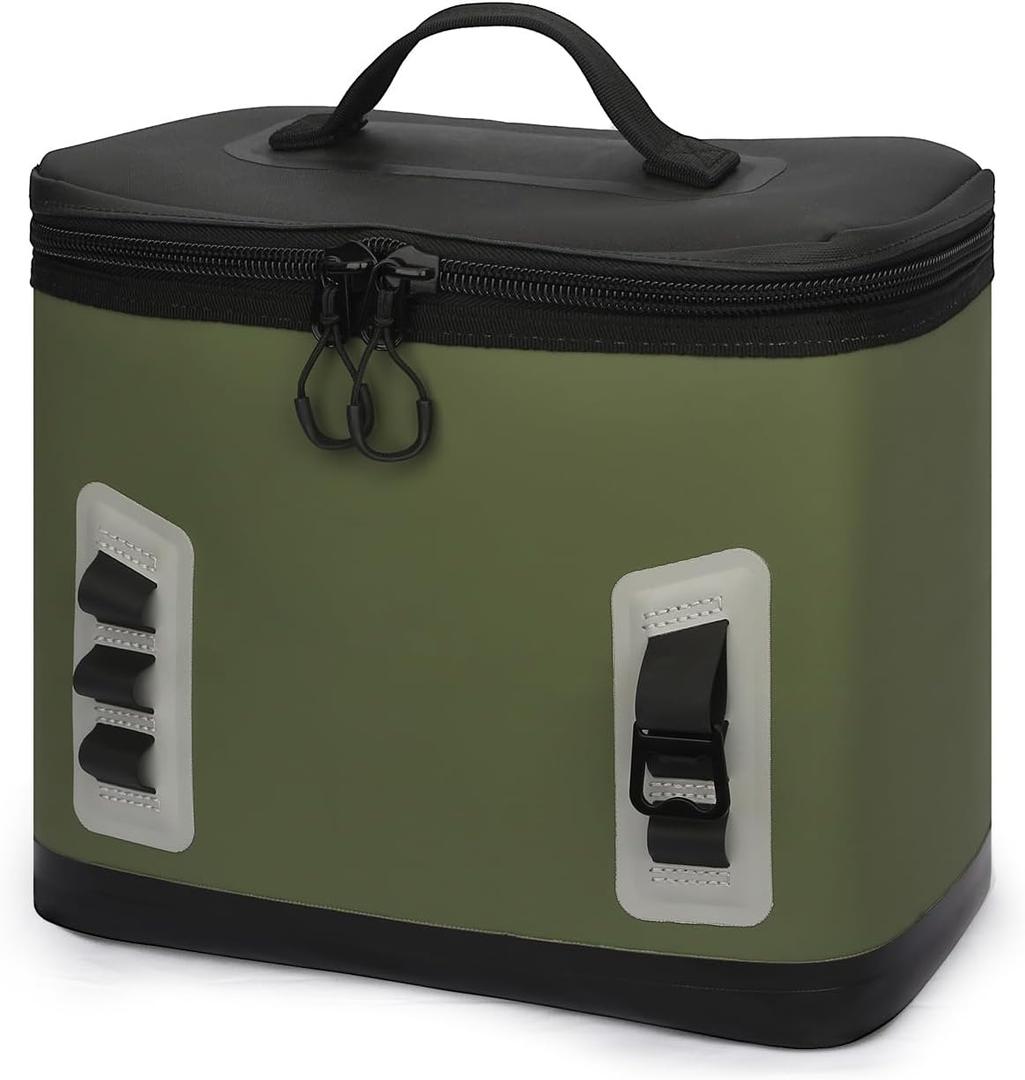 Soft Cooler 6Can to 28Can, Portable/Single Shoulder/Backpack Ice Chest Box, Dry & Wet Compartment Design, Built-in Bottle Opener, Suitable for Lunch, Beach, Travel, Camping