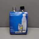 SodaStream Black 1L Slim Carbonating Bottles Twin Pack, Pack of 2