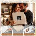 50 Pcs Baby Prediction and Advice Cards Album Organizer Predict Standing Sign for Baby Shower Linen Cover Scrapbook Album Photo Booth Activities Game Gender Reveal Party Supplies Keepsake Memory Book, 10.63 x 11.02 inches
