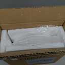 10" Ceramic Divided Plates Set of 4Pcs, Portion Control Plate, Reusable Bariatric Plate for Kids Adults, 3 Compartment Plates, White Dinner Plates for Balanced Meal, Microwave, Dishwasher Safe