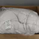 Bedsure Oversized Queen Comforter Set - Grayish White Soft Bedding for All Seasons, Cationic Dyed Bed Set, 3 Pieces, 1 Oversized Queen Size Comforter (98"x98") and 2 Pillow Shams (20"x36"+2")