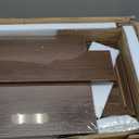 TVU 5-Tier Wooden Bookshelf, 31.5" W x 65" H 9.9" D Bookshelf with Storage, Floor Standing Modern Style Display Bookcase for Living Room, Office, Study Room, Entryway, Brown