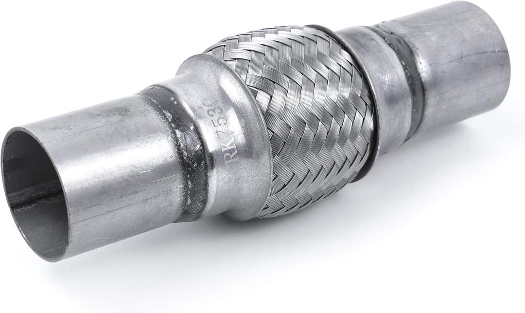 RP Remarkable Power, RK7530-1.75" x 4" Heavy Duty Stainless Steel Exhaust Flex Pipe 8" OL