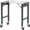 Seesii Heavy Duty Metal DIY Workbench Frame with Locking Caster Wheels