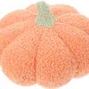 Ciieeo Pumpkin Shaped Throw Pillow Adorable Plush Cushion for Home Decor Bedroom Sofa Seating 7.87 Inch Modern Minimalist Pumpkin Cushion