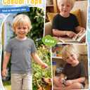 Custoneei 6 Pack Toddler Boys Shirts Summer Tees, 6-Color, 18-24 Months