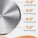 Kootek Aluminium Alloy Revolving Cake Stand 12 Inch Rotating Cake Turntable for Cake, Cupcake Decorating Supplies for Mother's Day