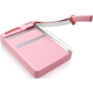 Paper Trimmer, 12" Cutting Length Heavy Duty Paper Cutter with Safety Protection and Blade Lock, Paper Cutter 12 Sheets, Cardstock/Laminate