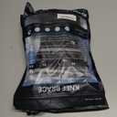 2 x POWERLIX Adjustable Compression Knee Brace for Men & Women, featuring Stabilizers & Patella Support, Optimal Recovery for Knee Pain, Medical Knee Sleeve for Arthritis, Weightlifting, Dance, Running (Large, Black with Strap)