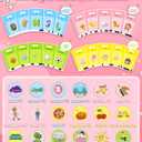 KOKODI Talking Flash Cards for Toddler Girls Toys Age 2-5, Speech Therapy Toys 224 Sight Words Speech Therapy Toys Learning Alphabet Educational Christmas Birthday Gifts for Boys Girls