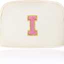 Janhavi Birthday Gifts,Travel Gifts for Women, Initial Crossbody Fanny Pack for Girls, Mini Waist Pack for Travel Essentials, Cute Belt Bag for Girls, Women,Mum Sister-Cream I