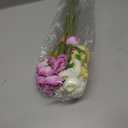 Sahoottie Ranunculus Artificial Flowers Faux Silk Mini Ranunculus Bulk Fake Wedding Filler Flowers for DIY Bouquets, Centerpieces Arrangements 15Pcs Purple Yellow White