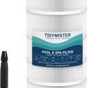 2 x TidyMister PXST150 Pool Filter Cartridge Replacement, Compatible with Hayward XStream CC1500, CCX1500RE, CC-1500-E, Pleatco PXST150, Unicel C-8316, Filbur FC-1286, 150 sq.ft, 1 Pack