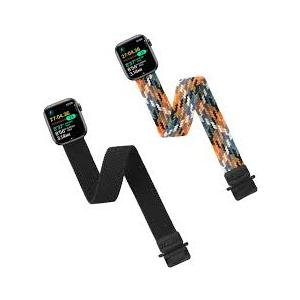 Ankle Stretchy Loop Band Compatible with Apple Watch 49mm 45mm 44mm 42mm 41mm 40mm 38mm for Women and men, Adjustable Magnetic Braided Armband for iWatch Ultra SE Series 9/8/7/6/5/4/3/2/1