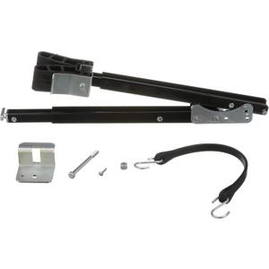 attwood 460-ADJ Adjustable Transom Saver, 36 to 60 Inches, Steel Construction, Rubber Pads, Corrosion-Resistant Black Finish