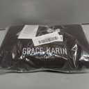 GRACE KARIN Women's Fall Knit Sweater Top, Long Sleeve Merino Wool Blend Pullover, Casual Crewneck Waffle Clothes 2025 (Brown, XL)