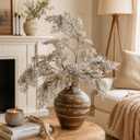 3 Pcs Fall Stems for Vase 41 Inch Tall Faux Fall Floral Stems Realistic Artificial Branches for Home Mantel Garden Hotel Farmhouse Decor White