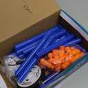 4-in-1 Hover Soccer Ball Hockey & Bowling Set, LED Air Floating Sports Toy for Indoor Outdoor Play for Kids Ages 3-12, Birthday for Boys Girls Toddlers