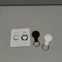 Air Tracker Tags 2 Pack[Apple MFi Certified] (iOS Only), Bluetooth Tracker for Apple Find My, Key Finder and Item Locator Smart Tag for Vehicles, Wallet, Keys, Luggage, Suitcases