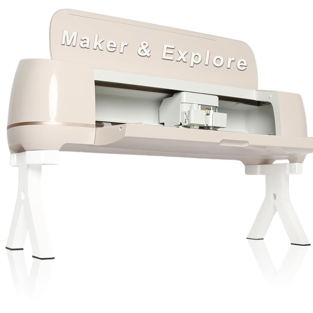 LOPASA Stand Legs Compatible with Cricut Maker 4,3 & Explore 4,3, Air 2, Machine Organization and Storage, Craft Desk Accessories and Space Organizer, Cutting Machine Storage Solutions