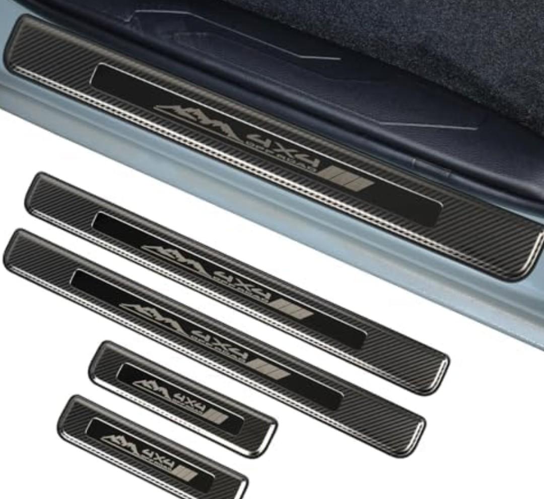 BILOPER Stainless Steel Door Sill Protector for Toyota Tacoma 2016-2025 Accessories Interior Door Entry Guard Cover Trim