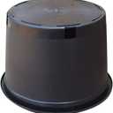 Nursery Pot  2 Gal Nursery Container Injection Molded Pot Fit for Plants Soil Growers or Hydroponics (10,2 Gallon Short)