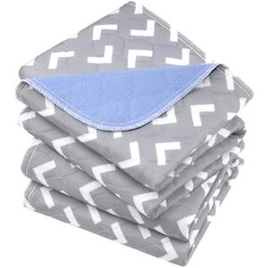 Non-Slip Bed Pads for Incontinence Washable (34" x 36"|2 Pack), Waterproof Bed Pads, Bed Wetting Pads for Bed, Sofa, Floor, Resuable Underpads for Adults, Seniors, Pet