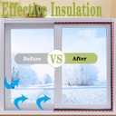 Weather Stripping Door Seal, Upgraded Wedge Window Draft Stopper, PU Foam Seals Tape, Strong Adhesive, Soundproofing, Window Insulation for Winter, Door Frame Gaps Filler (Black, 20 Ft)