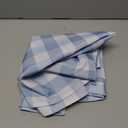 Checkered Tablecloth Rectangle Gingham Table Cloths Waterproof Wrinkle Free Buffalo Plaid Table Covers Washable for Dining, Parties & Outdoor Picnic(Light Blue,60"84")