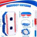 HyDren Baseball Piñata Baseball Party Decorations Number Piñata with Bat, Blindfold and Confetti, 16 Inch Sports Themed Birthday Party Supplies for Celebration Events(Number 8)