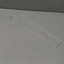 Over-The-Door Mirror Hanger, Adjustable 13.6 in Door Mirrors Hanger with Protective Lining, Prevent Scratches, 2 Pcs Mirrors Brackets Perfect Height and Fit (Mirror Not Included) - White