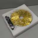 DOVDOV Gold Home Decor Sculpture, Unique Round line Statue, Modern Home Decor, Decorative Panel Statue Gold Decoration for Living Room TV Stand, Office, Bedroom, Dining Table Centerpiece.