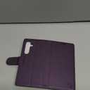 FLIPALM Wallet Case for Samsung Galaxy S25 5G, RFID Blocking Credit Card Holder, PU Leather Folio Flip Kickstand Protective Shockproof Cover for Galaxy S25 (Purple)