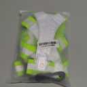 Zacro LED Reflective Vest Running Gear, 5 Lights Colors High Visibility Reflective Running Gear Rechargeable Light Up Running Vest for Walking Running Cycling, Adjustable for Men Women Kids (Bright Green)