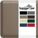 KANGAROO Thick Ergonomic Anti Fatigue Mats for Kitchen Floor, 70x24 Runner, Cushioned Standing Office Desk Mat, Waterproof Scratch Resistant Topside, Supportive All Day Comfort Padded Foam Rugs, Beige