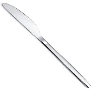 Berglander Dinner Knives Set Of 12, Stainless Steel Shiny Modern Dinner Knife, Butter Knife Table Knives Dishwasher Safe