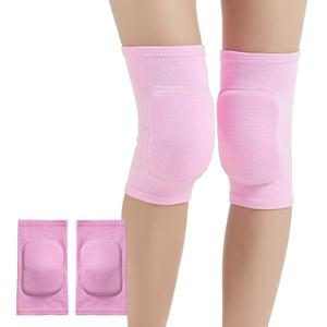 SUJAYU Knee Pads for Women Men, Dance Knee Pads Wrestling Knee Pads Basketball Knee Pads Volleyball Knee Pads for Women, Knee Protector Soft Knee Pads for Work (Pink, Medium)