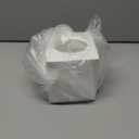 Tissue Box Cover, Square Modern Facial Acrylic Tissue Holder Napkin Dispenser Accessories for Bathroom Vanity Countertop,Bedroom Dresser,Night Stand,Desk,Office (White)