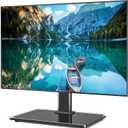 Rfiver Universal Table Top TV Stand TV Base Replacement for Most 27 30 32 39 40 42 43 49 50 55 60 Inch LCD LED Plasma Flat Screen TVs, Vesa Mount Holds up to 88 lbs, Height Adjustable
